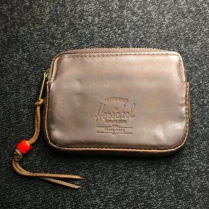 Herschel Zip Wallet - Brown Leather